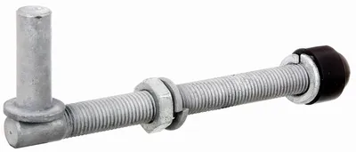 Produktbild von Alberts Kloben ein Paar, zum Durchschrauben, verstellbar feuerverzinkt Dornmaß Ø16 mm Länge 190 mm Gewinde M16