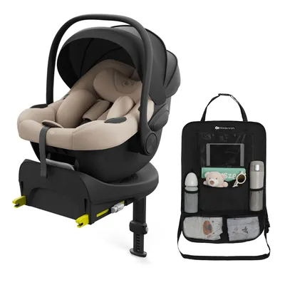 Produktbild von Kinderkraft I-LITE Babyschale i-Size 40–87 cm mit ENDURA SAFE FX ISOFIX Basis 90° drehbar Beige