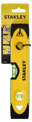 Productafbeelding van Stanley 0-43-511, 0,25 meter, zwart, geel, 1 mm/meter, aluminium