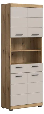 Produktbild von Hochschrank breit Scout | Kaschmir / Evoak Oak