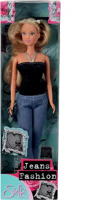 Produktbild von SIMBA Steffi Love Ankleidepuppe Jeans Fashion Modepuppe Puppe Zubehör Mode , Farbe:Grün