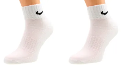 Produktbild von Nike Socken Herren Damen One Quater Socks - Farbe: 2 Paar weiss - Größe: 42-46