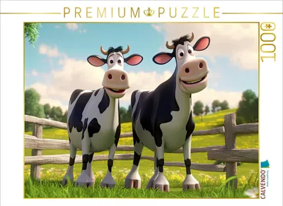 Produktbild von CALVENDO Puzzle Kuhwunder | 1000 Teile Lege-Größe 64x48cm Foto-Puzzle für glückliche Stunden