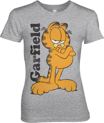 Produktbild von Garfield Girly Tee - X-Large - HeatherGrey