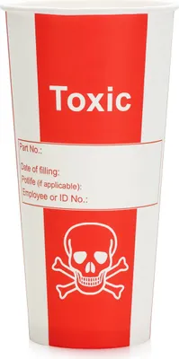 Produktbild von 50x Pappbecher, Toxic, Giftbecher mit 400 ml Füllvolumen
