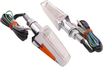 Produktbild von Blinker TNT LED Spike 12V chrom Klarglas Universal Motorrad Roller Quad Moped