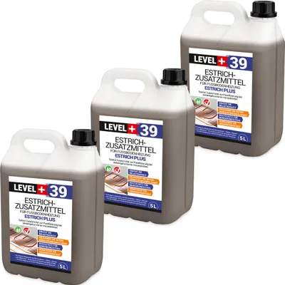 Produktbild von Estrichzusatzmittel 15L Fussbodenheizung Heizestrich - Zementestrich Profi L+39