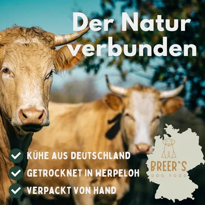 Produktbild von Kalbsziemer getrocknet ca. 12 cm 250 Gramm Hundesnack Kausnack Hundeleckerlie getreidefrei für Hunde natürlich ohne Zusätze
