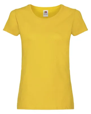 Produktbild von Fruit of the Loom - T-Shirt für Damen FK3352 (XXL) (Sonnenblume)