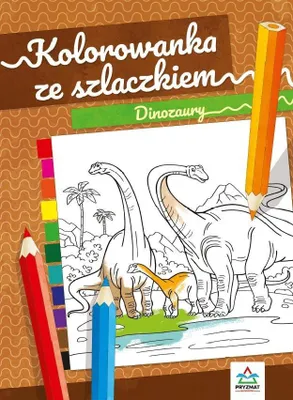 Image de Malvorlage mit einem Muster. Dinosaurier