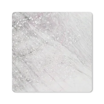 Produktbild von MuchoWow® Mauspad Mousepad Marmor - Adern - Glitzer 30x30 cm - Mousepads - Maus Mat - Pad - Mausunterlage - Gaming