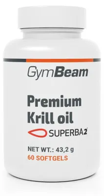 Produktbild von GymBeam - Premium Krillöl Superba2®, 60 Kapseln