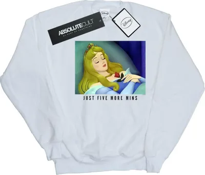 Produktbild von Disney Princess - "Five More Minutes" Sweatshirt für Damen BI32910 (S) (Weiß)