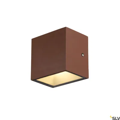 Obrázek produktu pro Sitra Cube LED nástěnné světlo rust up/down IP44 hranaté