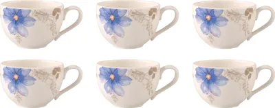 Produktbild von Villeroy & Boch Mariefleur Gris Basic 6er Set Kaffeetasse für 250ml