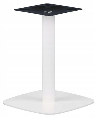 Immagine prodotto di Base per tavolo in metallo SH-3050-2/L, per ufficio, hotel, ristorante, dimensioni 44,5x44,5x57 cm, bianco