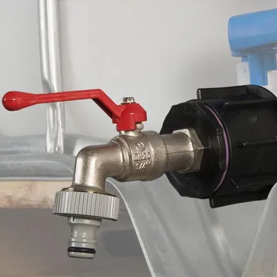 Produktbild von Noor Ersatzhahn f. IBC Tank Hahn inkl. Gardena Adapter; 045ERSATZHAHN