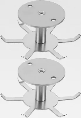 Produktbild von Drehbarer Edelstahl Hakenleiste 6-Fach Küchenutensilienhalter Zum Aufhängen 360° Drehbar Platzsparend Ideal Für Küche Und Haushalt
