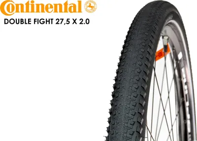 Produktbild von Continental Reifen Double Fighter III 27.5x2.00" 50-584 schwarz Reflex Draht