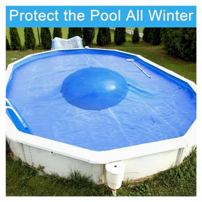 Produktbild von Poolkissen für den Winter, kältebeständiges Eis-Equalizer-Set, aufblasbares Luftkissen mit Seilen, für Außenbereich, Garten, Rasen, Schule, Fitnessstudio, Wohngemeinschaft, Teich