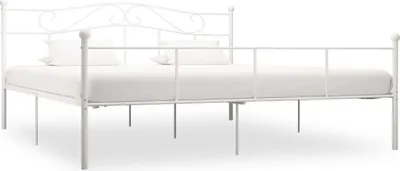 Immagine prodotto di Struttura letto in metallo bianco 200×200 cm