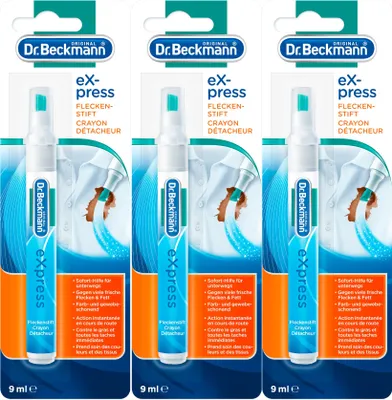 Produktbild von Dr. Beckmann express Fleckenstift 9 ml (3er Pack)