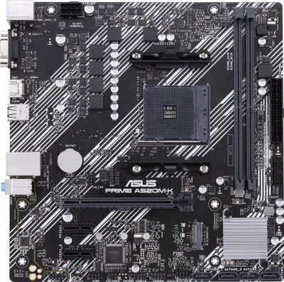 Immagine prodotto di ASUS PRIME A520M-K - AMD - AMD Ryzen 3 3rd Gen - AMD Ryzen 5 3rd Generation - AMD Ryzen 7 3rd Generation - AMD... - DDR4-SDRAM - 64 GB - DIMM - 2133,2400,2666,2800,3000,3200,3333,3466,3600,3733,3866,4000,4400,4600 MHz