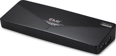 Produktbild von Club3D 4K Dockingstation USB3 ->3xUSB3/HDMI/DP/DVI/ black