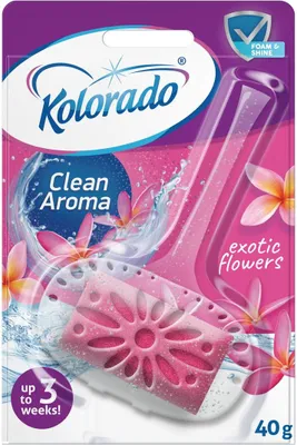 Immagine prodotto di Kolorado Blocchetto da toilette Clean Aroma Fiori esotici 40g