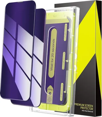 Immagine prodotto di WSKEN privacy screen protector iPhone 14 Pro Max anti luce blu 2.5D screen protector 2 pezzi