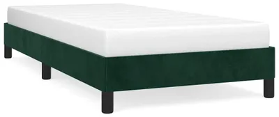 Obrázok produktu pre vidaXL Rám postele bez matraca tmavozelený 80x200 cm zamat