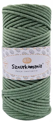Obrázek produktu pro Sznurkomania Bavlněná šňůra Šalvějová 3 mm 100 m Pletená