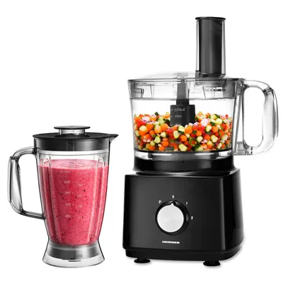 Zdjęcie produktu dla Heinner HFP-750BK, 1,2 l, Czarny, Obrotowy, 1,8 l, Stal nierdzewna, Plastik