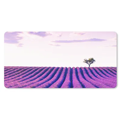 Produktbild von MuchoWow® Mauspad Mousepad Lavendel - Bäume - Lila - Blumen 60x30 cm - Mousepads - Maus Mat - Pad - Mausunterlage - Nachhaltig