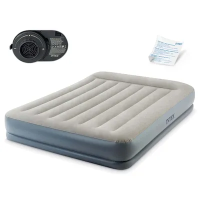 Produktbild von Intex DuraBeam Pillow Rest Mid-Rise, Doppelmatratze, Rechteck, Innen & Außen, Integrierte Luftpumpe