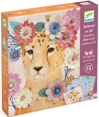 Obrázek produktu pro DJECO – 09454 Umělecká sada 3D samolepky: Věnce