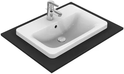 Produktbild von Ideal Standard Einbauwaschtisch CONNECT rechteckig 580 x 430 x 175 mm weiß