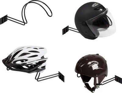 Produktbild von Wandhalter SWD Helmablage Helmhalter Fahrradhelm Motorradhelm Helm Reithelm