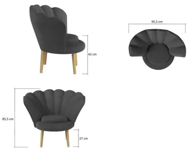 Zdjęcie produktu dla Fotel Club Lounge Chair Sofa tapicerowana 1-osobowa Relax TV Zielony Chesterfield
