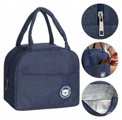 Produktbild von EKSPAND | Kühltasche TERMICZNA - groß - blau - für Picknick und Strand - isoliert und leicht