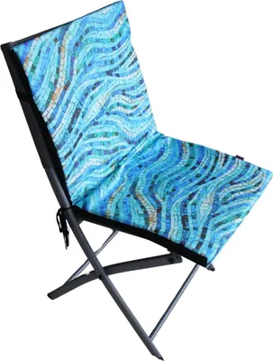 Immagine prodotto di Cuscino impermeabile per sedia da giardino TIP con schienale 80x40x2,5 cm Mosaic