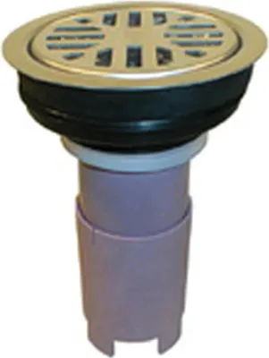 Obrázok produktu pre Hutterer & Lechner HL307 lievik d 110 mm s nerezovou mriežkou d 85 mm a spätnou klapkou, 1 ks.