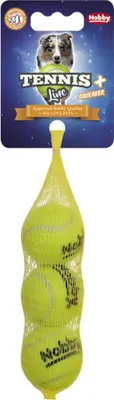 Produktbild von Nobby Tennisball mit Squeaker XS 4,0 cm, 3er Netz