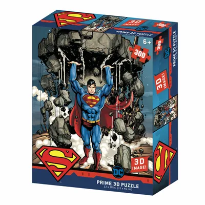 Produktbild von Prime 3d Puzzle Superman Lenticular 300 Stücke Mehrfarbig  Mehrfarbig One Size