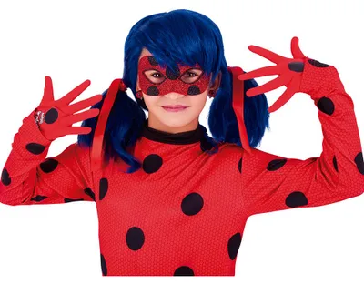 Immagine prodotto di Guanti da coccinella articolo di licenza rosso-nero
