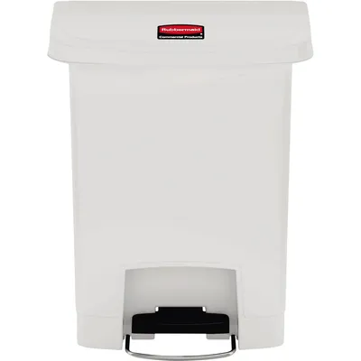 Produktbild von Rubbermaid - Pedal Eimer Slim Jim Schritt auf 30L Weiß | 1 Stück