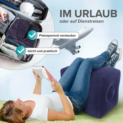 Immagine prodotto di Letto a castello gonfiabile Vitalmaxx Vitalmaxx, blu scuro