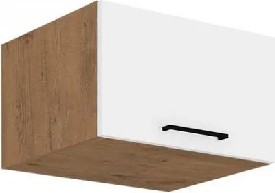 Immagine prodotto di Mobile cucina superiore chiuso 60 cm ZHILAN 2 - rovere lancelot / bianco lucido