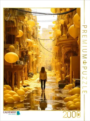 Produktbild von CALVENDO Puzzle Gelb - die Farbe der Wißbegierde | 2000 Teile Lege-Größe 90x67cm Foto-Puzzle für glückliche Stunden