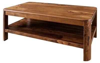 Produktbild von MASSIVMOEBEL24.DE Couchtisch Sheesham 120x70x45 walnuss gewachst TORONTO #205
